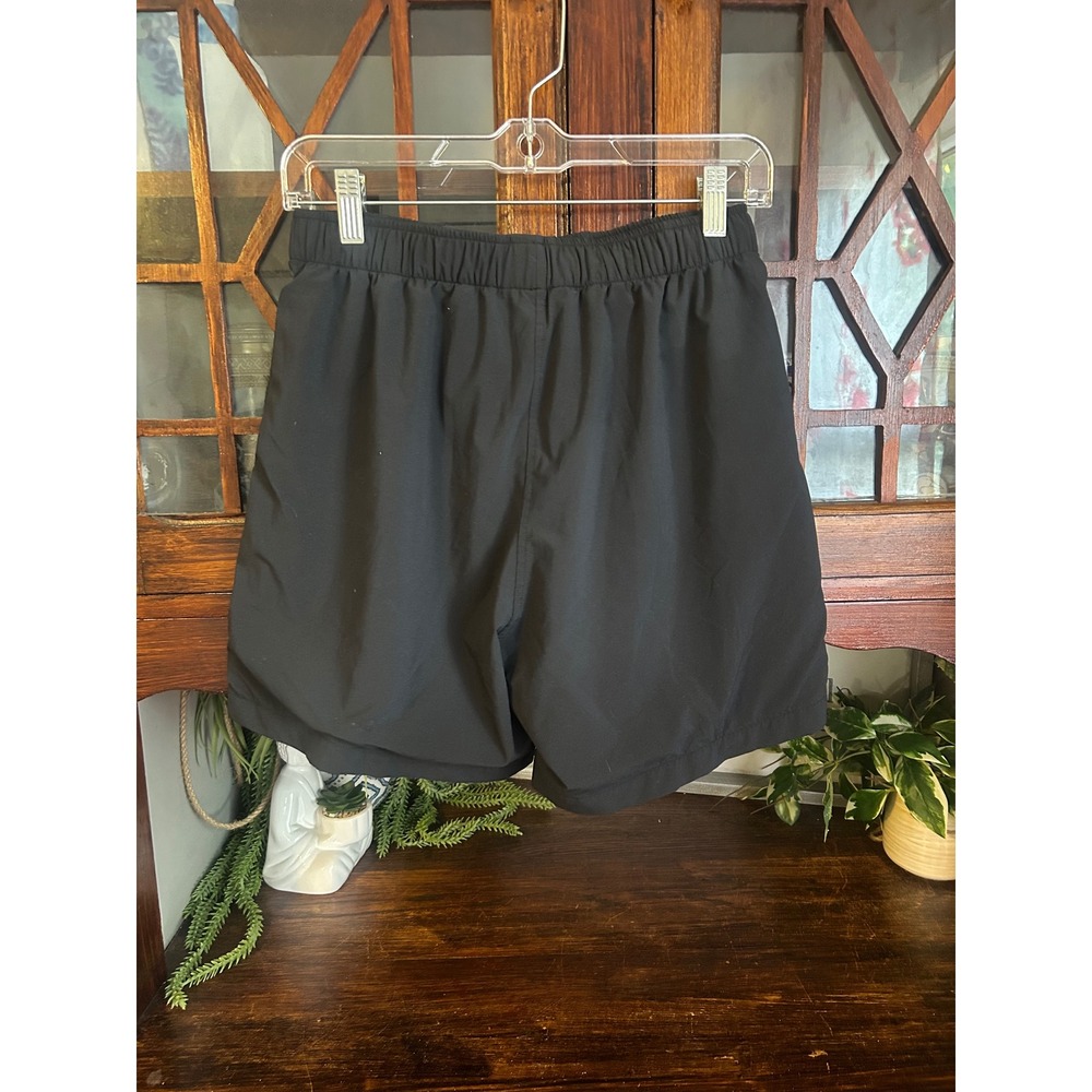 Toad&Co Mens Black Casual Shorts Elastic Waist Recycled Polyester Small - Picture 2 of 4